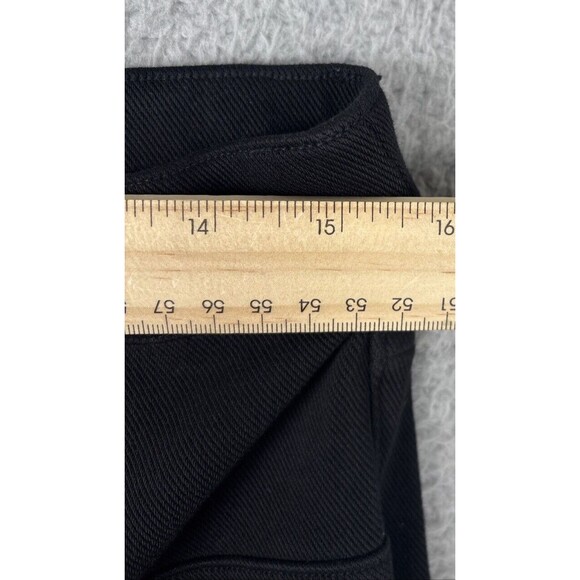 SPANX Jean-ish Jeggings Ankle Denim Leggings Black Size Large Faux Pockets - Picture 7 of 8